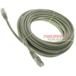 Kabel LAN Kat.6 UTP 10m Szary-Kable i Przyłącza RTV i PC