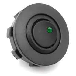 Przełącznik do paneli LED GREEN okrągły, wyłacznik ON-OFF  Ramka-Podzespoły Elektroniczne