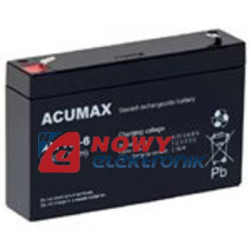Akumulator 6V-7,2Ah       ACUMAX-Akumulatory i Ładowarki