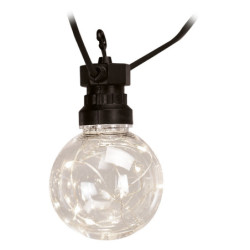 Girlanda świetlna LED 7,5m IP44 10 żarówek LED ogrodowa balkonowa altany-Oświetlenie