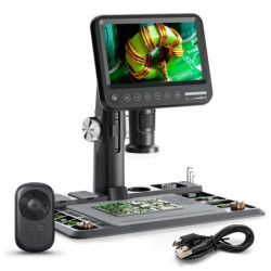 Mikroskop cyfrowy FHD LCD 1600x dla elektroników-Narzędzia Warsztatowe i Wyposażenie