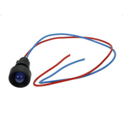 Kontrolka LED FI-10/12V-24V Blue Niebieska-Podzespoły Elektroniczne