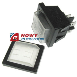 Osłona przełącznika kołyskowego hermetyczna 25,5x31mm uszczelka-Podzespoły Elektroniczne