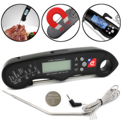 Termometr LCD 2w1 z sondą BLACK ULTRA szybki -50 do +300, kuchenny