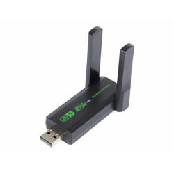 Karta sieciowa WiFi 2,4/5G USB Dwie Anteny-Komputery i Tablety
