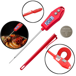 PROFESJONALNY TERMOMETR KUCHENNY SZPILKOWY ULTRA SZYBKI -50° do 300° z LCD