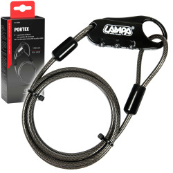 ZAMEK SZYFROWY Z LINKĄ ZABEZPIECZAJĄCĄ 150CM