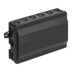 Puszka odgałęźna 135x90x40 IP54 CZARNA klik, elektryczna 400V ORNO