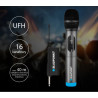 Mikrofon Bezprzewodowy BLAUPUNKT WM40U UHF, Odbiornik Jack 6,3 karaoke