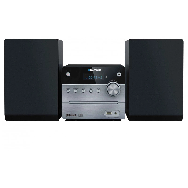 Mikro Wieża BLAUPUNKT MS12BT BT/CD/FM/USB 2x15W Czarno-Srebrna