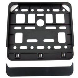 RAMKA DO TABLIC REJESTRACYJNYCH czarna motorower skuter