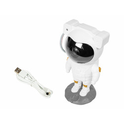 Projektor gwiazd rzutnik LED astronauta lampka nocna na pilota SUPER EFEKT