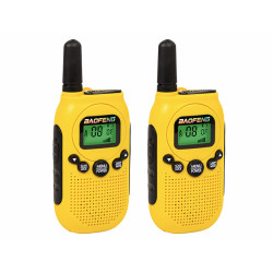 Radiotelefon BAOFENG BF-T6 Twin PMR Krótkofalówki, żółte, Kpl 2 Szt.