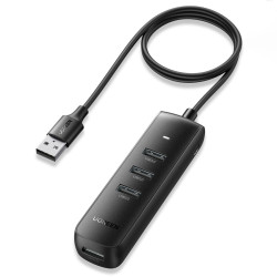 HUB USB Ugreen Typ A - 4x USB 3.2 Gen 1 Czarny CM416