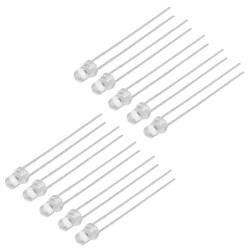 Dioda LED 3mm niebieska 3V 3500mcd przeźroczysta zestaw 10szt