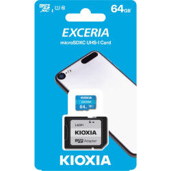 Karta pamięci micro SDHC 64GB KIOXIA class 10/UHS1  z adapterem