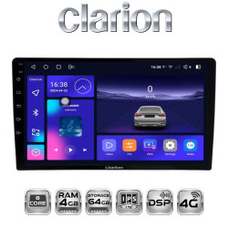 Radio Samoch. 2-DIN CLARION GL700 (XD8581-4645-9) 9" 4+64GB (ANDROID+DSP+WI-FI Stacja Multimedialna