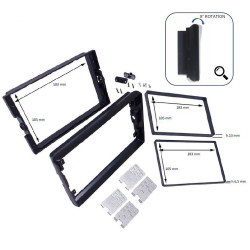 Ramka Radiowa 2 DIN Uniwersalna, 183×105 mm pasuje do CLARION GL700 9"