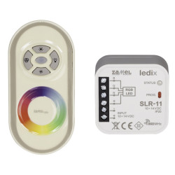 Sterownik LED RGB z pil.|SLR-11P do Modułów (taśm) led, uniwersalny