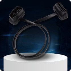 KABEL OBD2 PRZEDŁUŻACZ 55cm przewód płaski