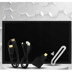 MONITOR 7" LCD uniwersalny ekran przenośny 1024 x 600 px IPS / PLS HDMI, AV, VGA