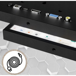 MONITOR 7" LCD uniwersalny ekran przenośny 1024 x 600 px IPS / PLS HDMI, AV, VGA