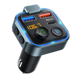 Transmiter FM ECOBOX 12/24 V BLUETOOTH, 2 X USB + PD 20W