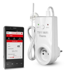 Termostat TS11 WIFI Therm 2w1 programator czasowy, sterownik temperat