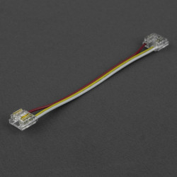 Złączka LED 10mm MONO COB Cyfrowa, Dwustronna zaciskowa z przewodem 10cm, Digital
