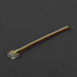 Złączka LED 10mm MONO CCT COB DIGITAL Jednostronna zaciskowa z przewodem 10cm, Cyfrowa