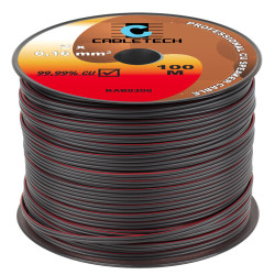 Przewód Głośnikowy 2x0,16 Czarny-Przewody i Druty w metrażu