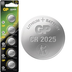 Bateria CR2025 GP 3V 5szt. BLISTER