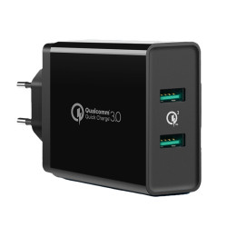 Ładowarka Sieciowa 2x USB 36W UGREEN CD161 QC 3.0 Czarna