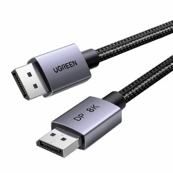 Kabel Displayport 1m Wtyk-Wtyk UGREEN 1.4 Czarny