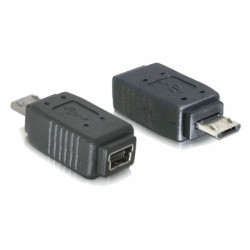 Adapter wtyk USB micro (mikro) na gniazdo mini USB przejście