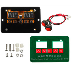Moduł Timera Podwójny W1015, Z przekaźnikami, Zasilanie 230V, Sterownik czasowy