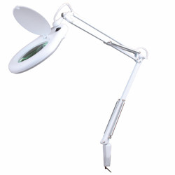 Lupa Warsztatowa z Podśw. LED 8066D2LED-A-7C 5D 9W 127mm, Lampa