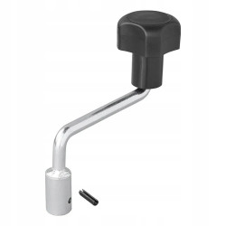 Rączka śruba korba korbka do obejmy koła podporowego 48mm Ø12mm przyczepy