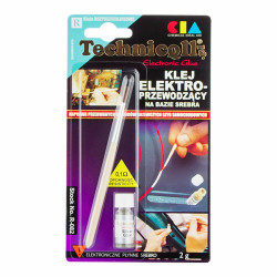 Klej przewodzący 2g TECHNICQLL do obwodów grzewczych szyb podgrzewany
