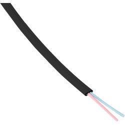 Przewód tel.2 3401-2C Czarny-Przewody i Druty w metrażu