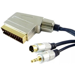 Kabel SCART-SVHS+wt.3,5 7.5m Dig digital-Kable i Przyłącza RTV i PC