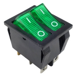 Przełącznik podśw.podwój.230V AC IRS-Podzespoły Elektroniczne