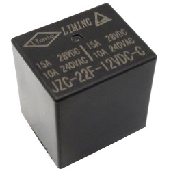 Przekaźnik 12V 12A 4123 czarny-Podzespoły Elektroniczne