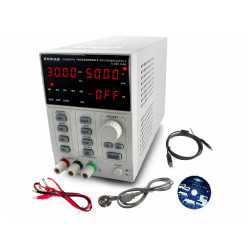 Zasilacz lab. KORAD KA3005PS 30V 5A komunikacja z PC pamięć, pomiar mocy laboratoryjny serwisowy