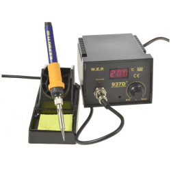 Stacja lutownicza WEP 937D+ moc 75W grot 900M (wzmacniana kolba) lutownica kolbowa