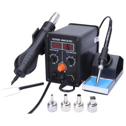 STACJA LUTOWNICZA HOTAIR 8586D-III PRO 2w1 precyzyjna spawanie lutowanie, gorące powietrze