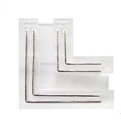 Złączka LED 10 mm RGB COB CORNER narożna taśmy 4-PIN typu KLIPS