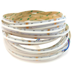 Taśma LED COB RGB 24V Rolka 5m, IP20, Ilość Diod: 840/1m