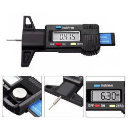 MIERNIK GŁĘBOKOŚCI BIEŻNIKA CYFROWY LCD 0-25mm