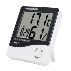 Termometr wewn.i wilgotn.+zegar termo-higrometr-Dom i Ogród